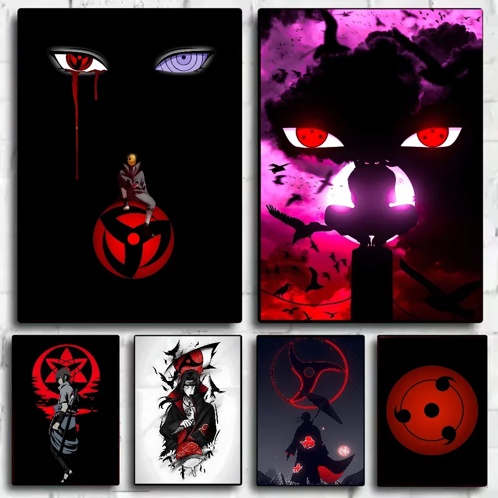 

Mangekyou Sharingan плакат HD художественная стена дома гостиная спальня бар эстетическое украшение