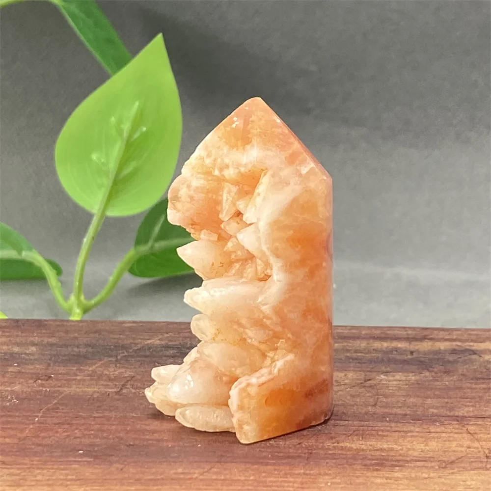 

Natural Yellow Calcite Cluster Crystal Tower Wealth Feng Shui Ornaments Home Decoration