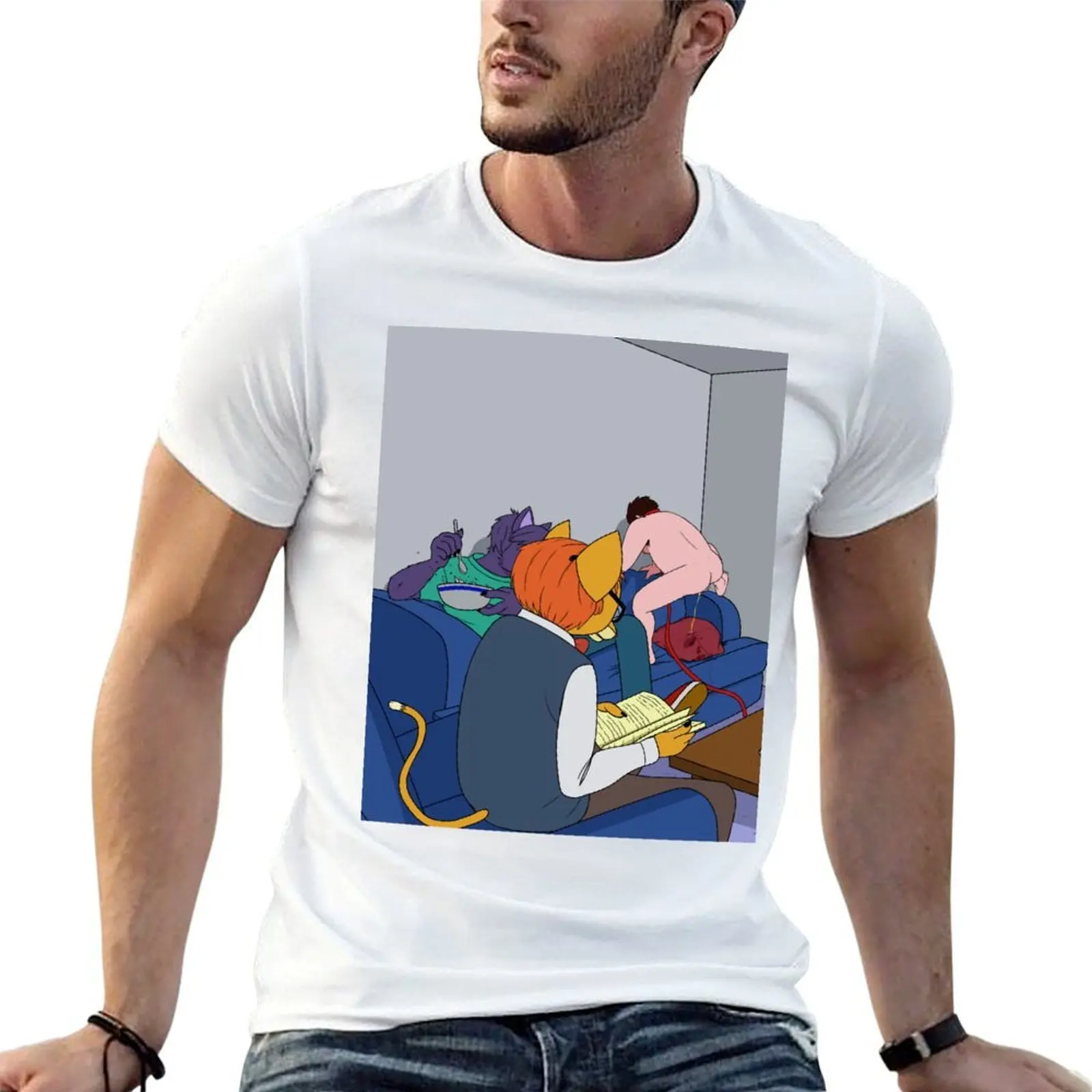 Same World, Different Style _Cartoon Edition T-Shirt summer shirt Personalized t-shirt Men's t shirts