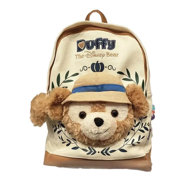 

Disney New Cartoon Backpack Duffy Bear Anime Large Capacity Shoulder Bag Leisure Portable Kawaii Handbag Girls Birthday Gifts