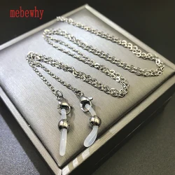 Stainless Steel Gold Silver Color Glasses Chains Holder for Women Men Sunglasses Strap Eyewear Necklace Cord Hang Masks Gift