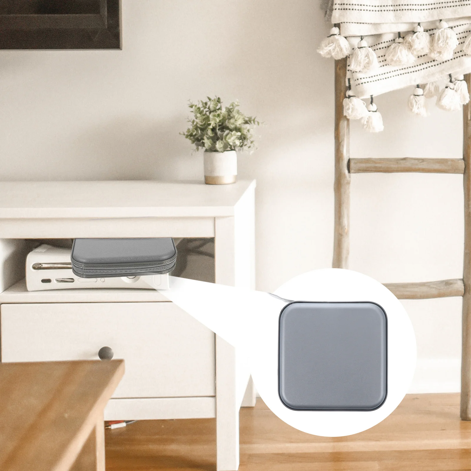 

1Pcs Cd Storage Wallet Large Capacity Holds 40 Discs Portable Dvd Organizer Cd Zipper Case Disc Holder Disc Storage Case