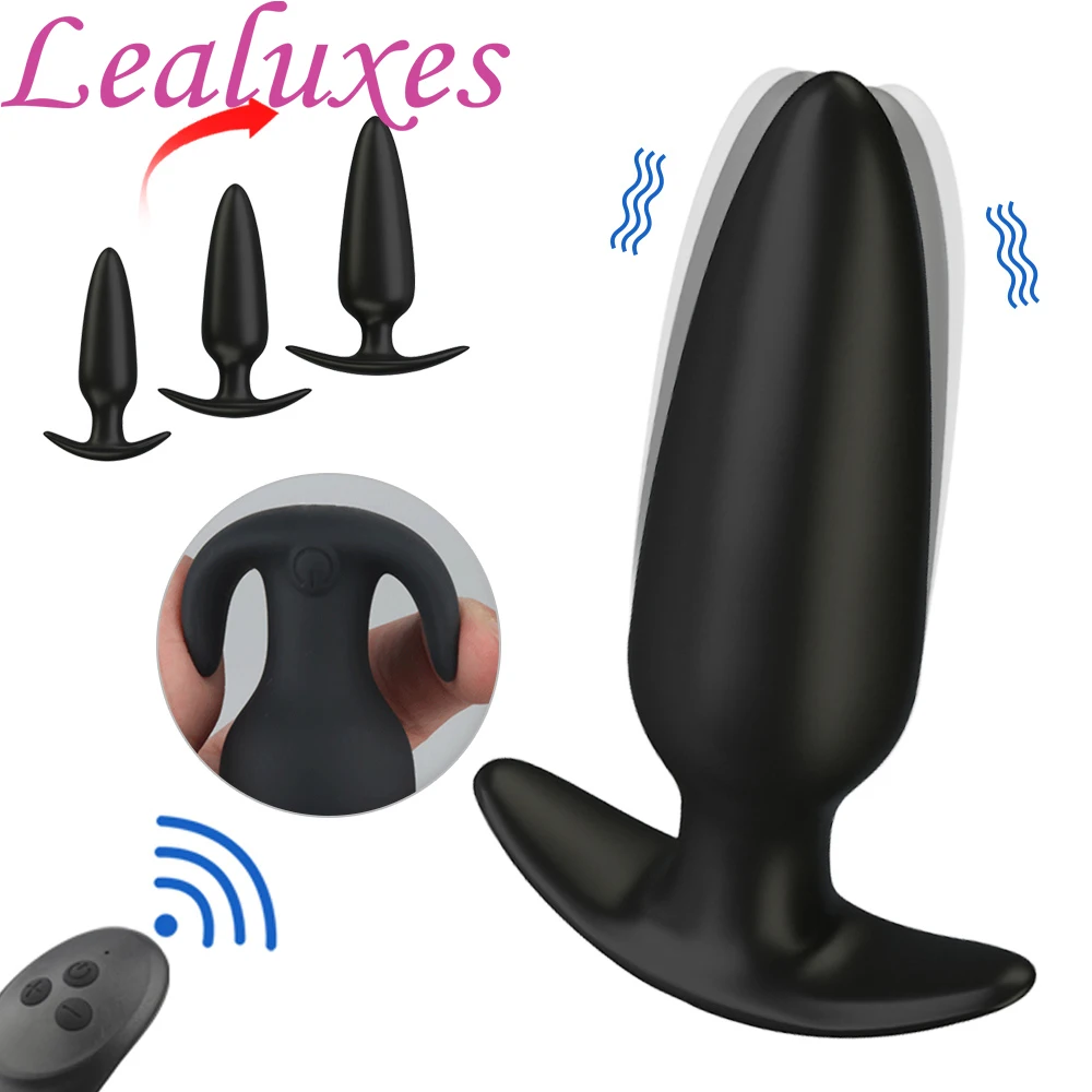 Vibrating Butt Plugs Dildo Vibrator Prostate Massage Wireless Remote Control Anal Plug G-spot Stimulator Sex Toys For Man/Woman