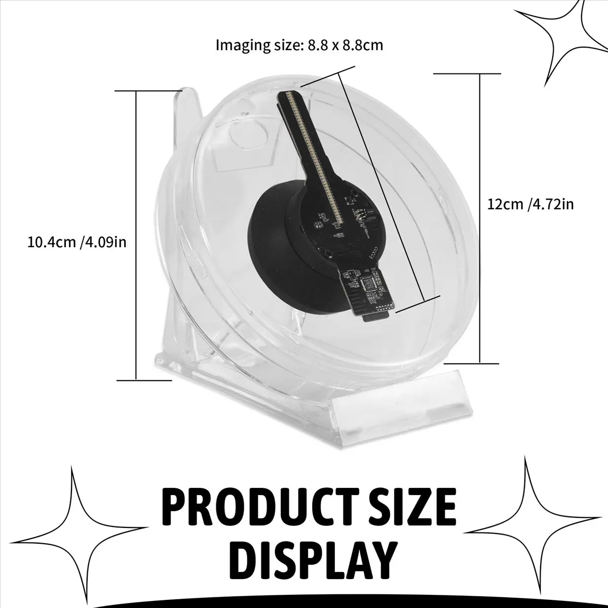 N86R 3D Fan Hologram Projector Desktop LED Sign Holographic Lamp Player Remote Display Support Images and Video