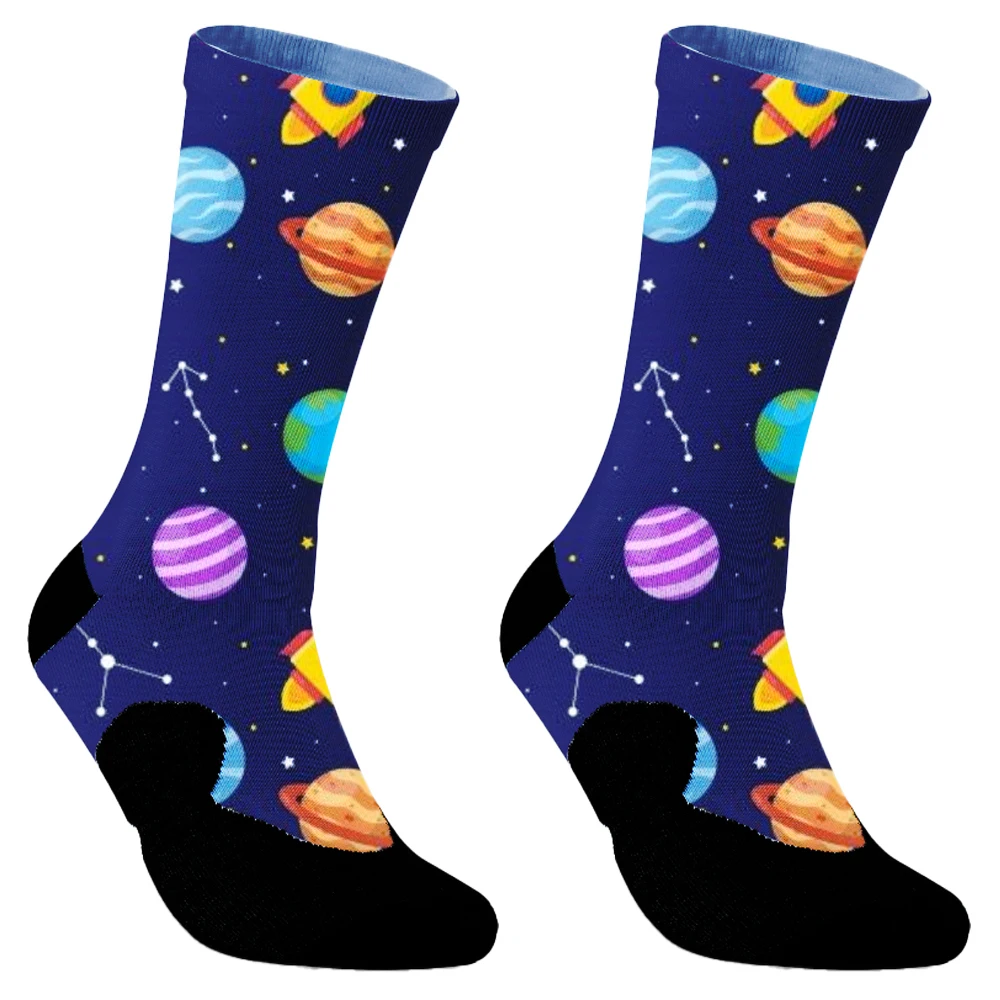 Cartoon socks Socks Non-slip Breathable Bike Socks Compression cycling  Sock Bicycle Fleet Racing Socks Men And Women