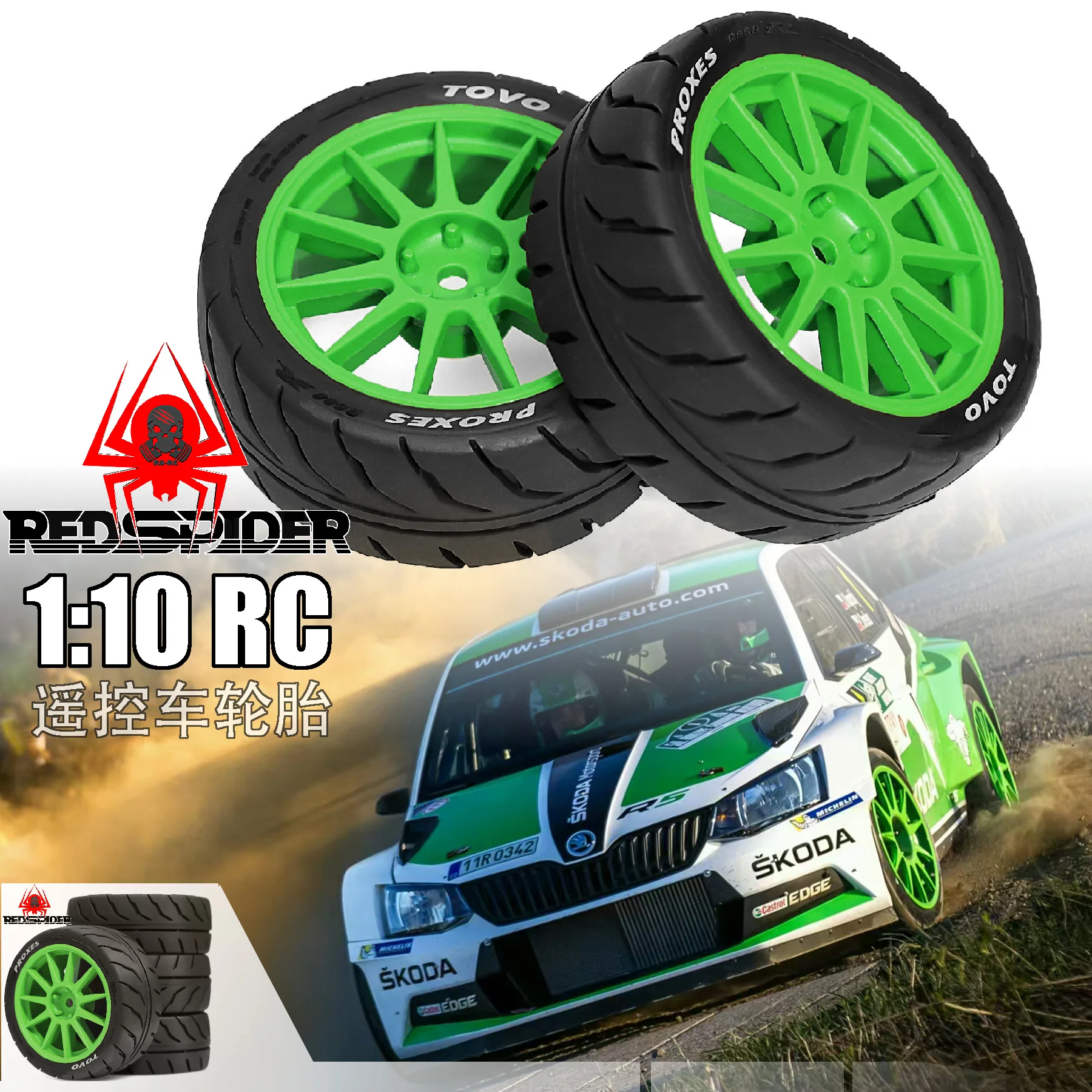

68MM 1/10 On Road Tyres 12mm Hex Wheels Rims for Tamiya TT01 TT02 XV01 TA06 PTG2 HPI KYOSHO HSP 1/10 Scale RC On-Road Car 4PCS