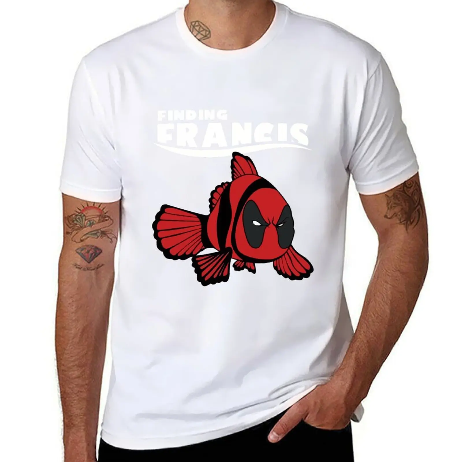 

Crew Neck Finding-Francis T-Shirt man t shirts for men t shirts for man slim fit T-Shirt