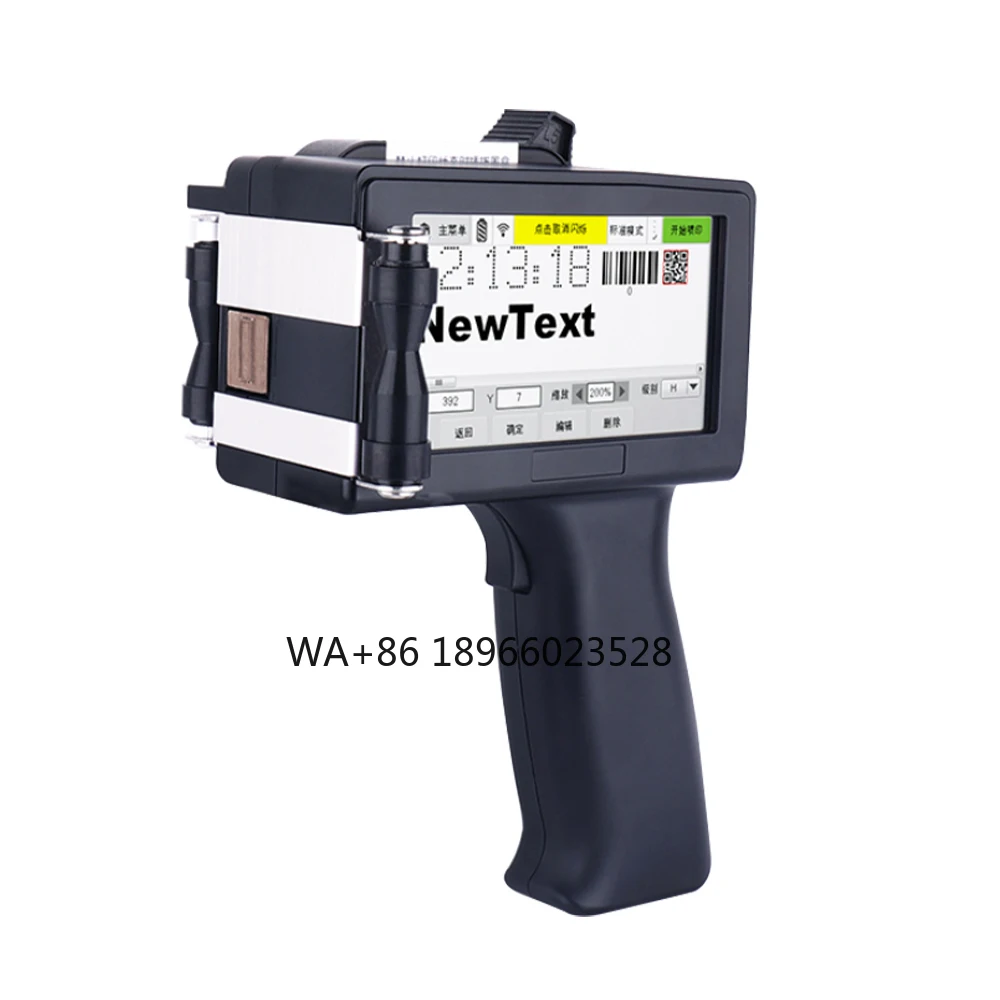 New handheld inkjet printer for online handheld date coding and printing of food packaging bags