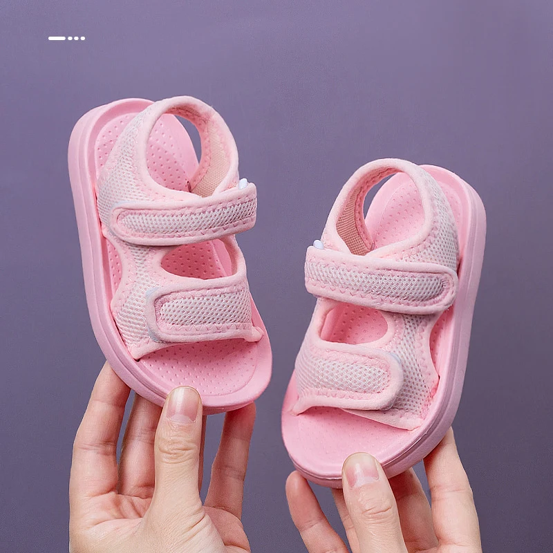 Baby Shoes Summer Thin Mesh Toddler Shoes Soft Rubber Sole Frist Walkers Girls Boys Kids Anti-Slip Shoe Sandal