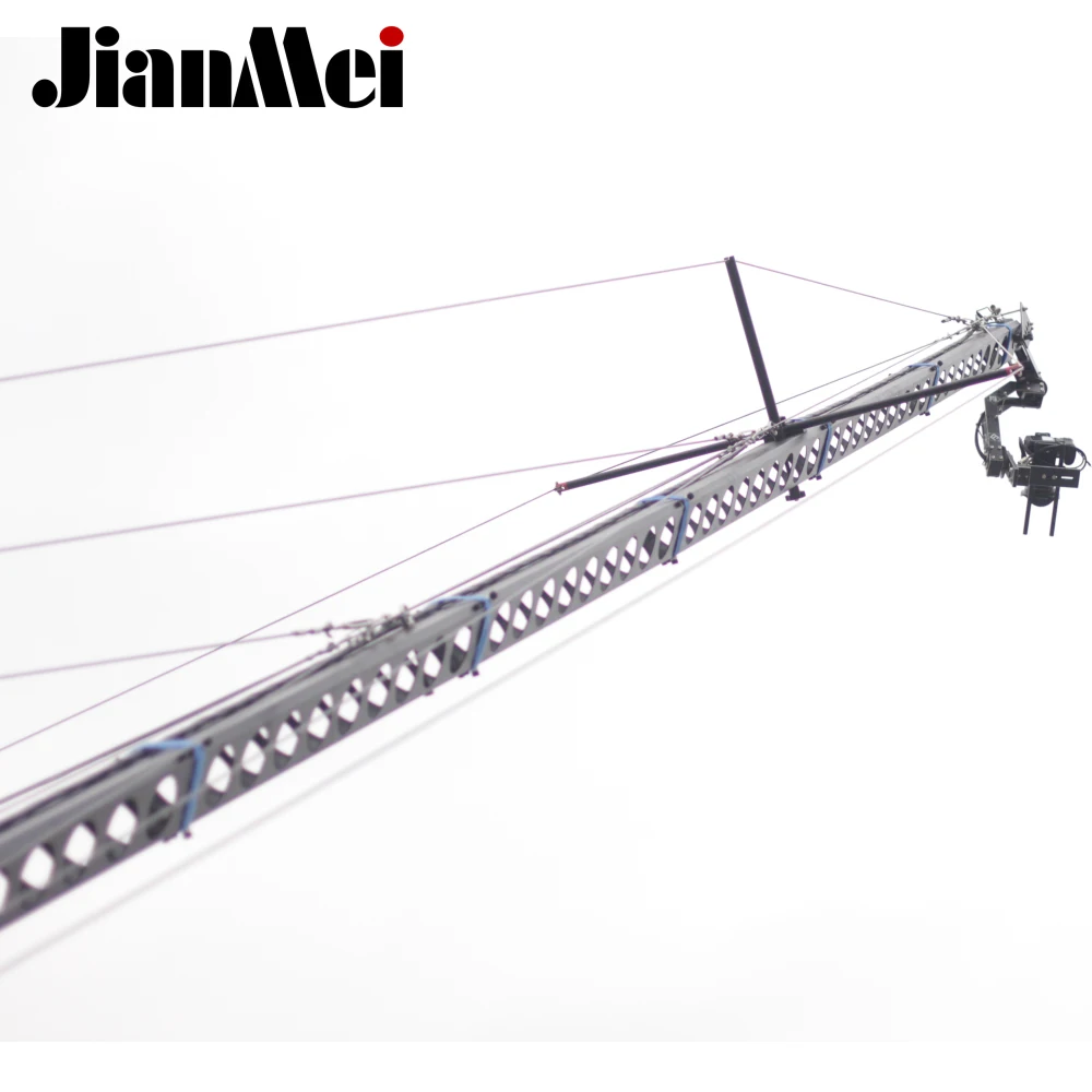 DS3-8M Triangular Arm Jib Camera Arm Crane Controller Electric Pan Tilt Rotation Shooting Stabilizer Display