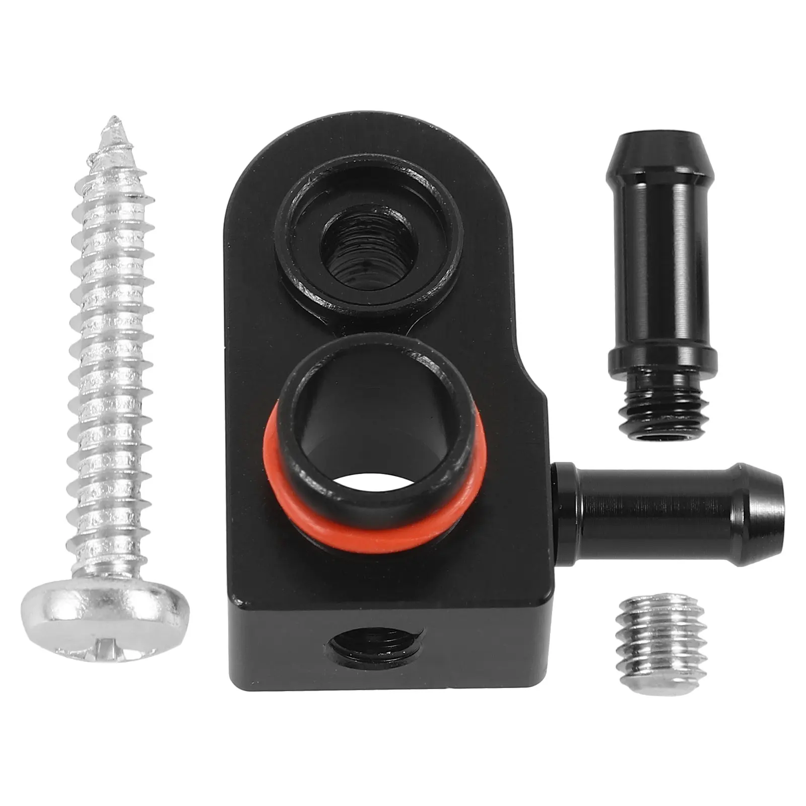 

1 Set Aluminum Turbo Adapter Vacuum Connector For Engine Accessories Durable Lightweight Car Supply Turbo Adapter Gasket Screw
