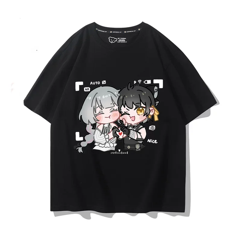 Popular Game Wuthering Waves T-shirt 3D Phrolova Print Anime Cartoon t shirt Harajuku Cute Short Sleeve Y2k Tops Summer Clothing