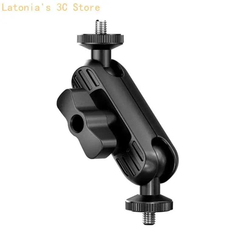 1/4 Zoll flexibler winkelverstellbarer Adapter mit 360 Drehung für Stativkameras X3UB – Detail 8