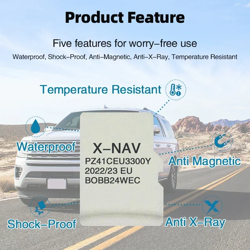 8GB Latest Update EU RU UK Maps for Toyota AYGO 2022-2023 Navigation TF Card X-NAV Sat Nav Free Shipping