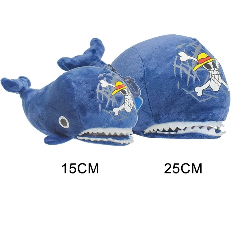 15/25cm High Quality Genuine One Piece Raab Laboon Plush Toy Anime Figure Straw Hat Pirates Sign Whale Island Stuffed Doll Gift