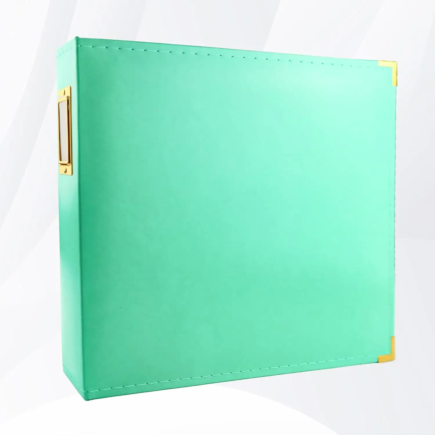 

12x12 Photo Album 3 Ring Binder, PU Leather Cover Scrapbook Album 12x12 D-Ring with 10 Scrapbook Refill Pages Protective