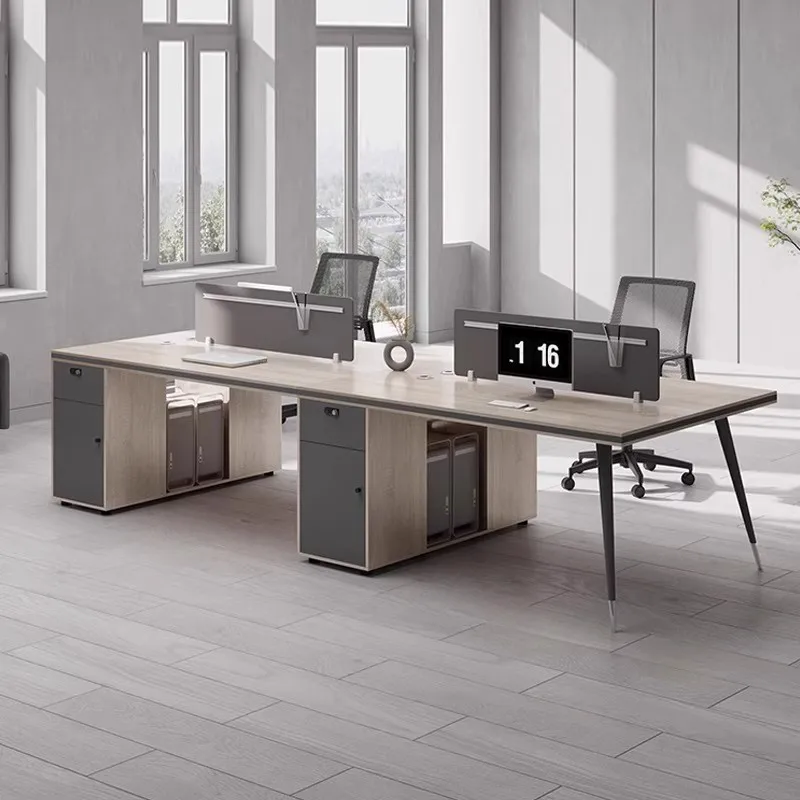 Staff Office Desk Chair Combination Card Seat Staff Seat Office Screen Workstation Computer Desk