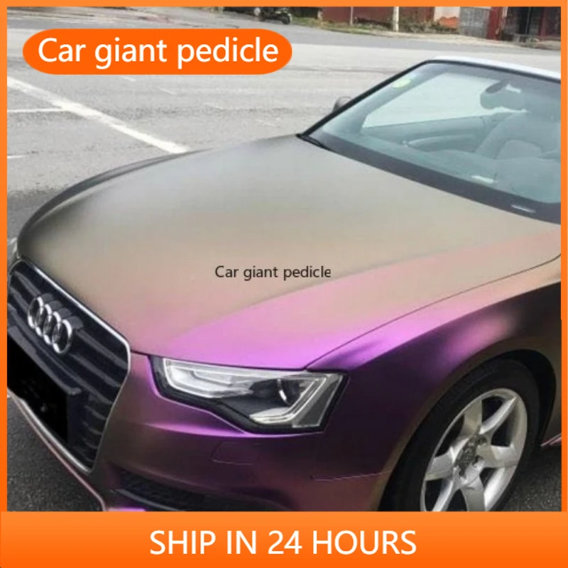 

Highest quality matte Sauce and purple vinyl Wrap Film Car Wrap Film Non degumming Non fading quality Warranty 1.52M*17M roll