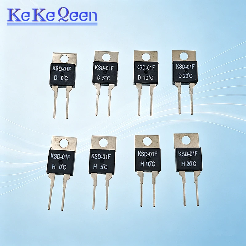 1PCS KSD-01F JUC-31F 0C 5 10 15 20 25 35 Deg NC Normally Closed Normally Open 1.5A Thermal Switch Temperature Sensor Thermostat