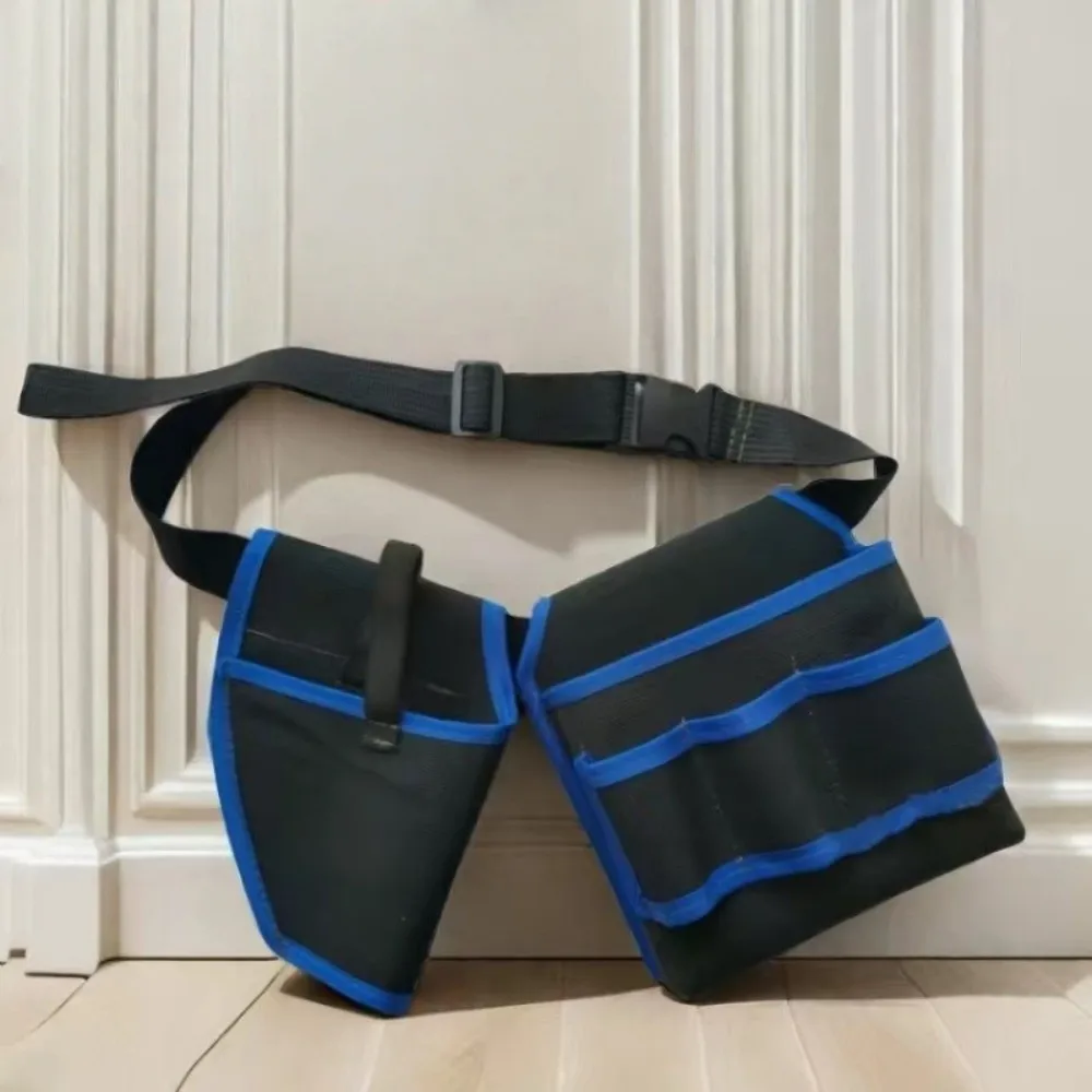 360 Rotating Electrician Tool Bag Waterproof Thicken Waist Belt Pouch Wear-resistant Durable Tools Storage Bag