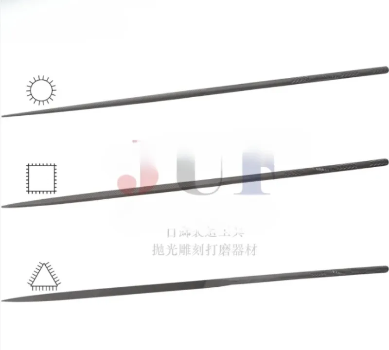 Lima, triangolo, lima rotonda, appuntita, quadrata, per tenere la muffa, lucidare e rimuovere le sbavature