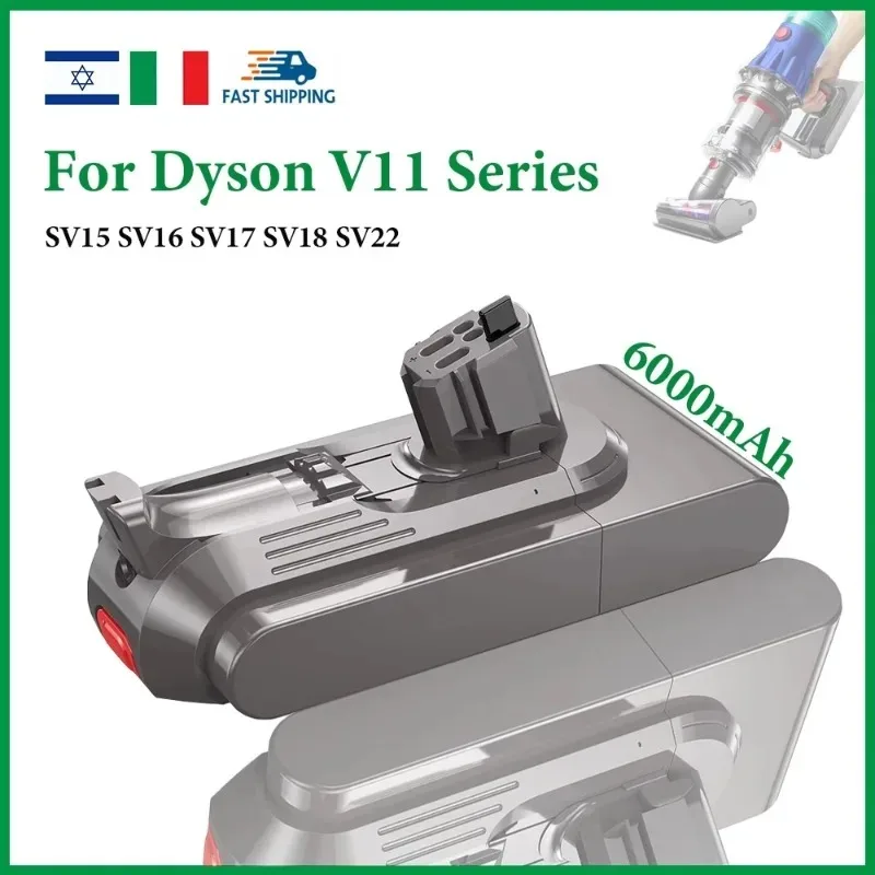 100% Original 25.2V 12800mAh V11 Absolute SV15 Lithium-ion Battery Suitable For Cordless Stick Vacuum Cleaner