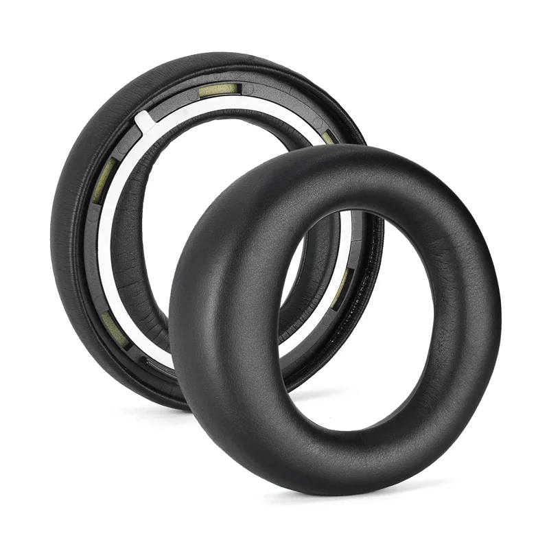 زوج من لينة بروتين الجلود بطانة للأذن ل فيليبس فيديليو L3 سماعة سماعات الأذن رغوة الذاكرة الإسفنج سماعة كم مع مشبك