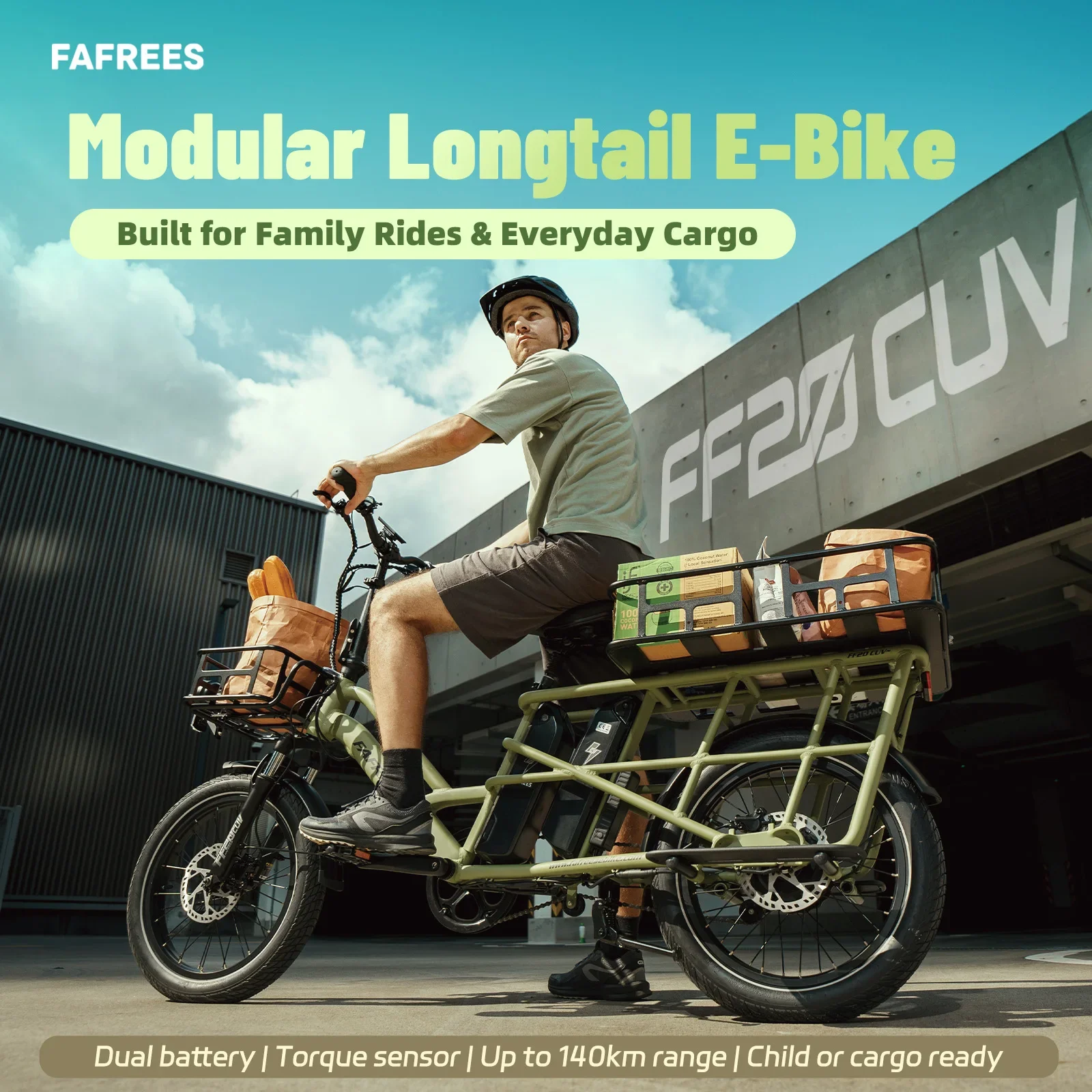 Fafrees FF20 CUV Bicicleta eléctrica 250W con batería extraíble - imagen 2