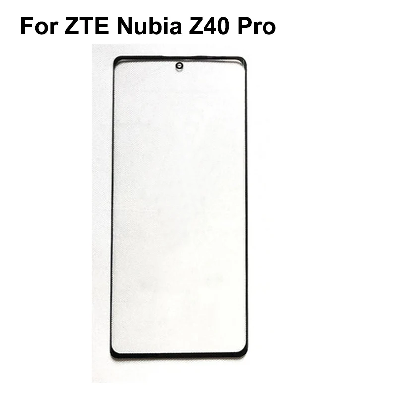 

2PCS For ZTE Nubia Z40 Pro Outer Glass Lens Z 40 Pro NX701J Touchscreen Touch screen Outer Screen Glass Cover without flex