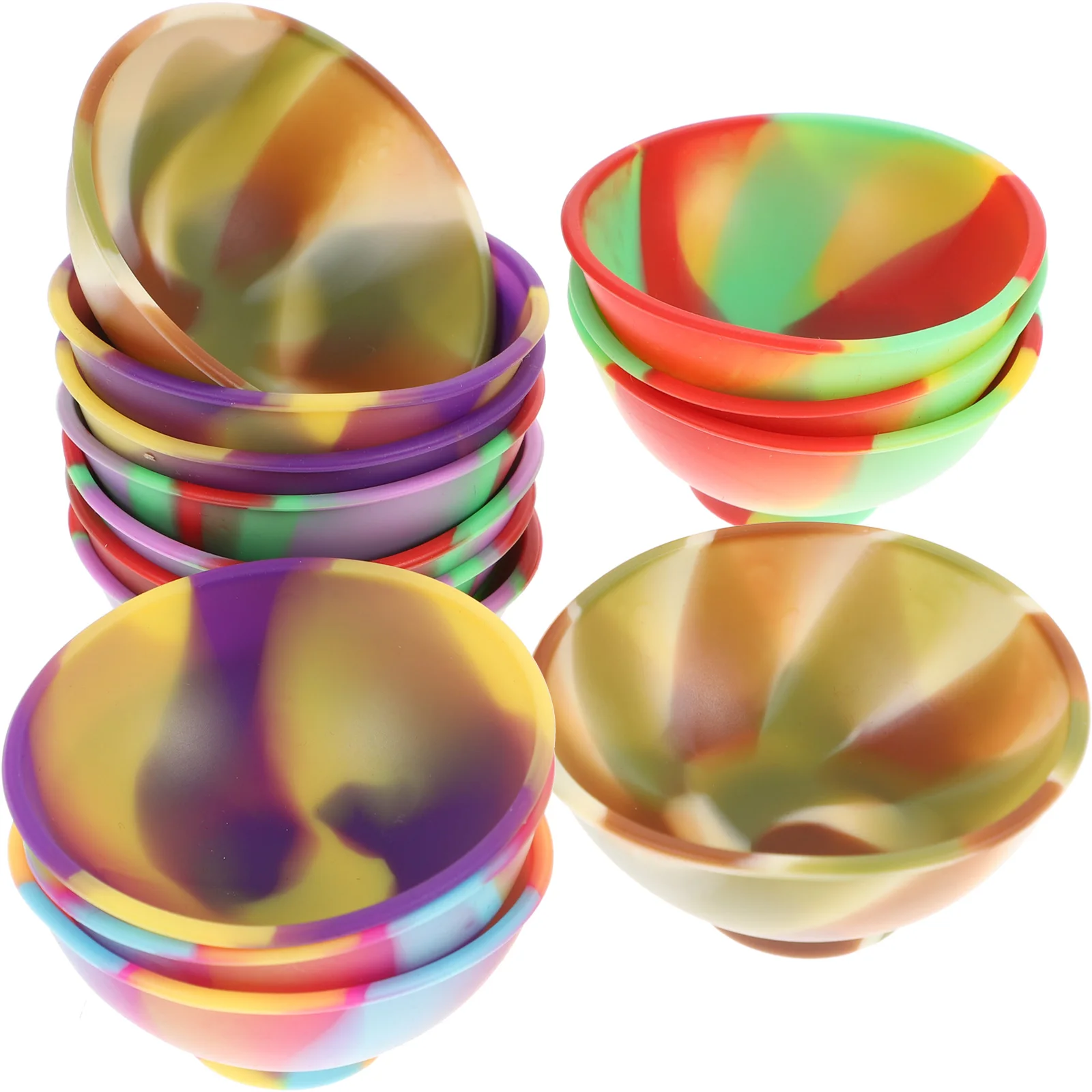 14Pcs Baby Food Bowls Set Leakproof Microwave Safe Silicone Containers for Infant Feeding Rice Dessert Lunch Storage Reusable