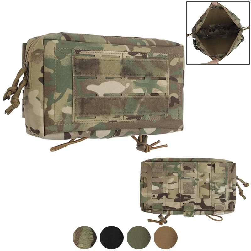 

Multi Role MOLLE GP Pouch 9x5x2 Inch Modular Gear Organizer Drop Platform for Hunting Shooting Outdoor Field Vest Accessories