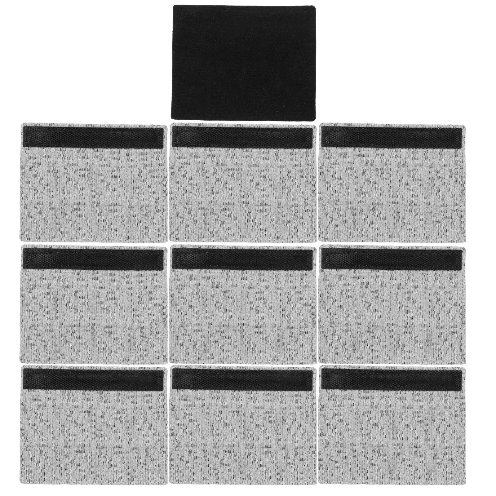 10Pcs Chin Pad Breathable Sponge Cushion Sweat Reduction Soft Thickened Padding Replacement for Bicycle Motorcycle Hard