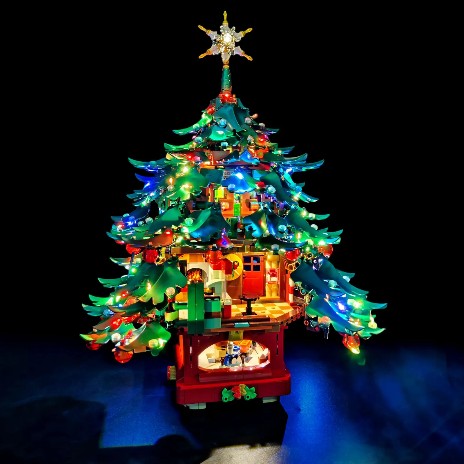 LED Lighting Kit Compatible with Lego 41843  Christmas Tree (NOT Include Model Bricks)