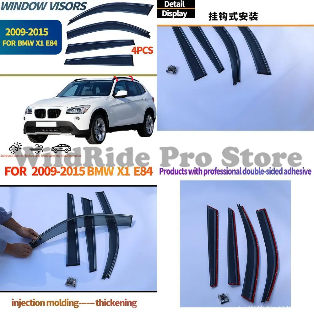 

1 set For BMW X1 E84 2009-2015 Window Visors Rain Deflectors