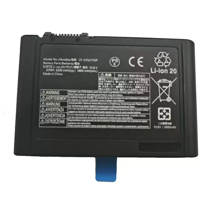 10.8V 63Wh CF-VZSU73SP CF-VZSU73U CF-VZSU73R Laptop Battery for Panasonic Toughbook CF-D1 Mk1 Mk2 Series Replacement Battery