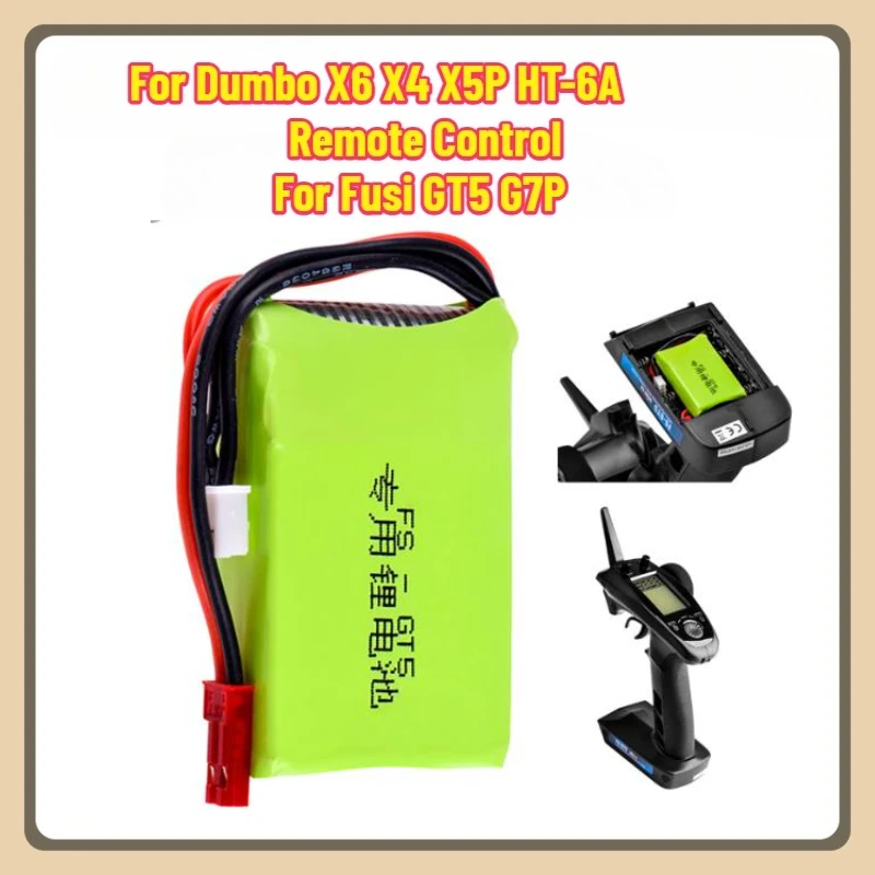 

7.4v 1500mAh Lithium Battery for for X6 X4 X5P HT-6A Remote Control Battery Fusi GT5 G7P