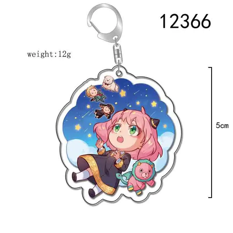 Anya Yor Twilight Loid Forger Popular Game 2D Peripheral Acrylic Keychain Backpack Pendant Comic Exhibition Gifts Student Gifts