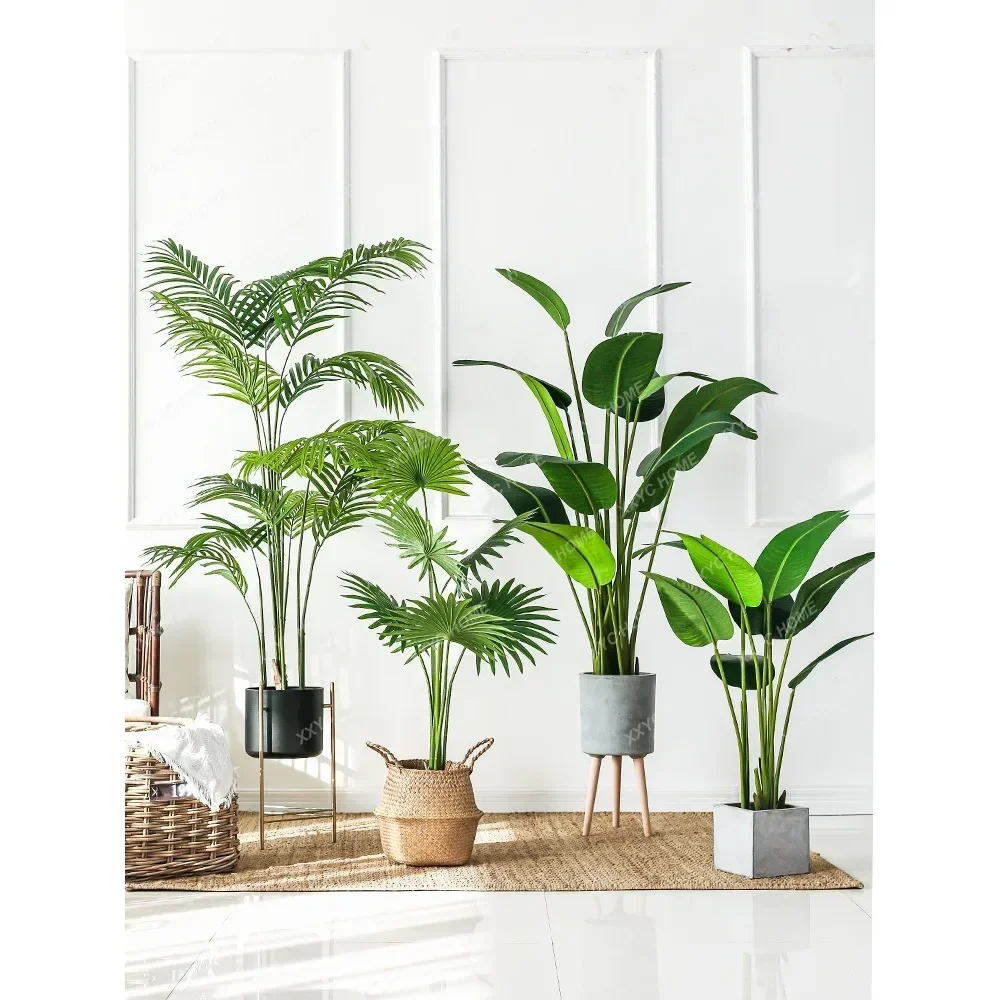 Nordic Instagram Style Large Simulation Plant Fake Trees Green Plant Pot Decoration