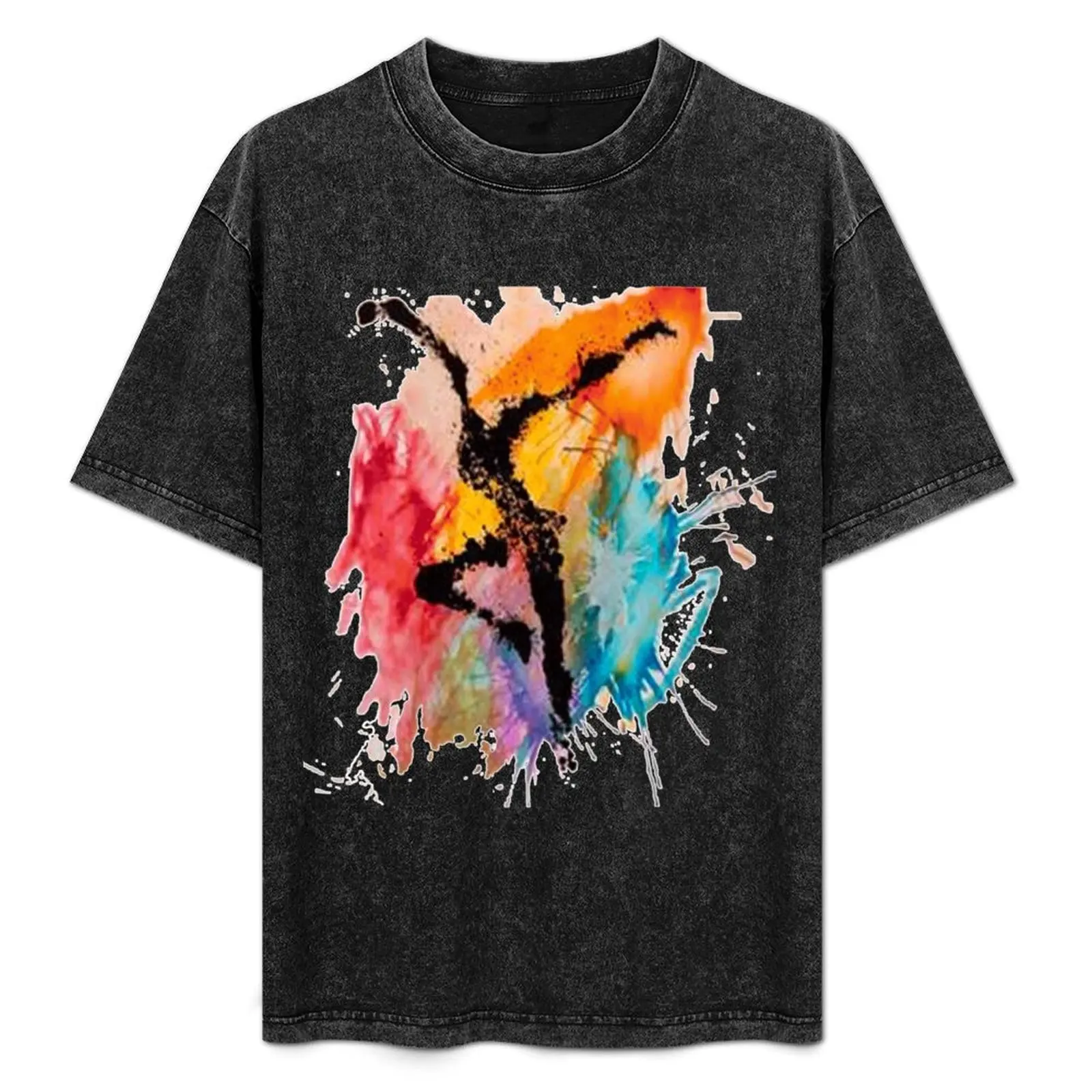 

Authentic Dance Art T-Shirt Street Art Print Tee Shirt