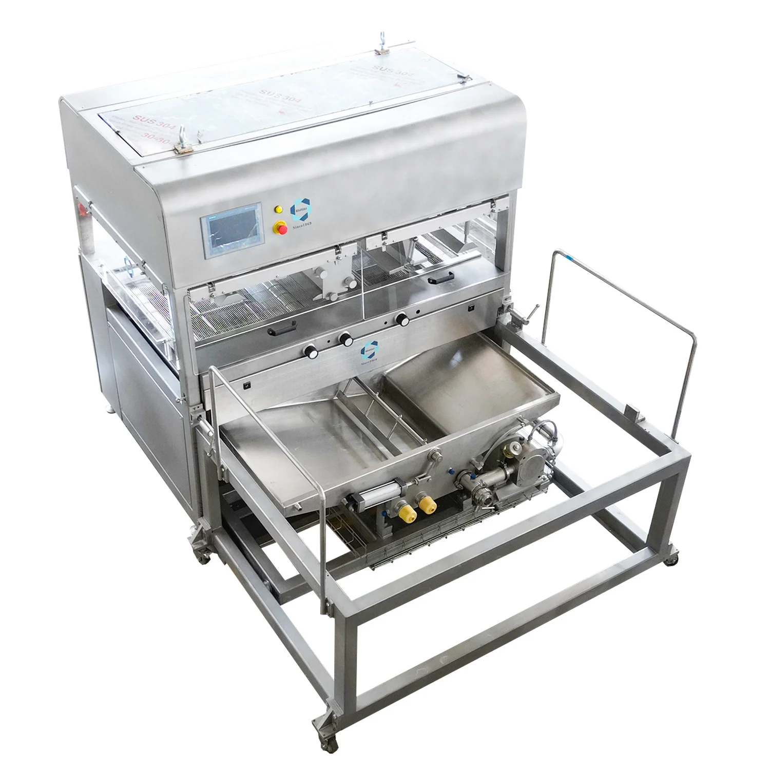 GUSU Latest Design Automatic Chocolate Coating Machine Chocolate Enrober