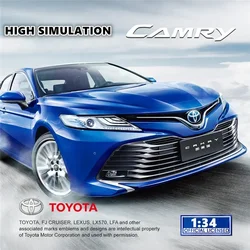 1:34 Alloy Diecast Metal Car Model for Toyota CAMRY Miniature Collection Diecast Model  Car Suit Toys for Children Birthday Gift