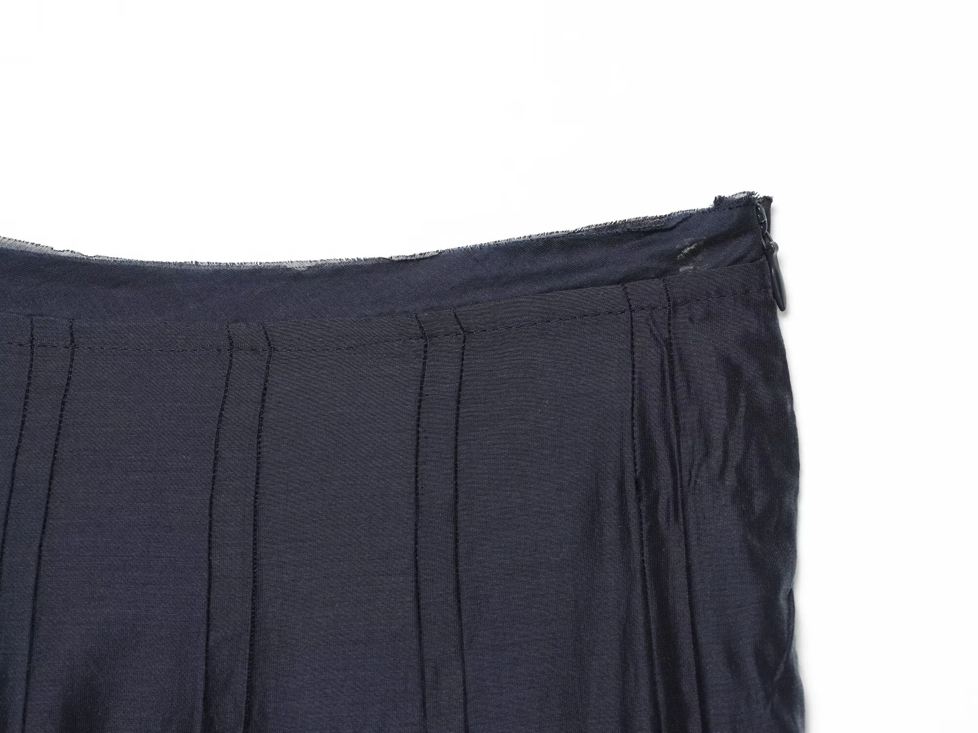 Sommerlicher neuer französischer A-Linien-Rock mit lockerem Schnitt und weitem Bund, lockerer und vielseitiger einfarbiger Rock – Detail 7