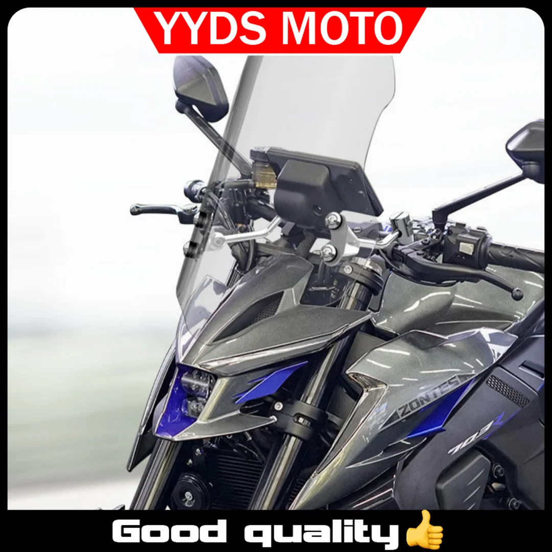 【Good quality】For ZONTES 703R windshield modification, transparent chest protector windshield and rain shield accessories.