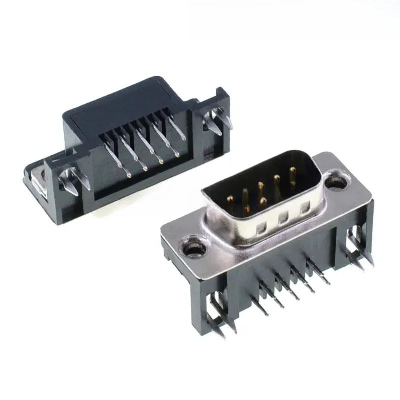 5PCS-DR9 Male and Female Solder Type Connector, DB25 Riveted Type RS232 Serial 9/15/25 Pin D Sub Adapter for PC Accessories