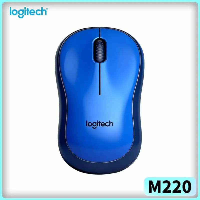 Logitech M220 Quiet Mouse Ambidextrous Design 2.4GHz Connection 10m Range 18-Month Battery Desktop Tool