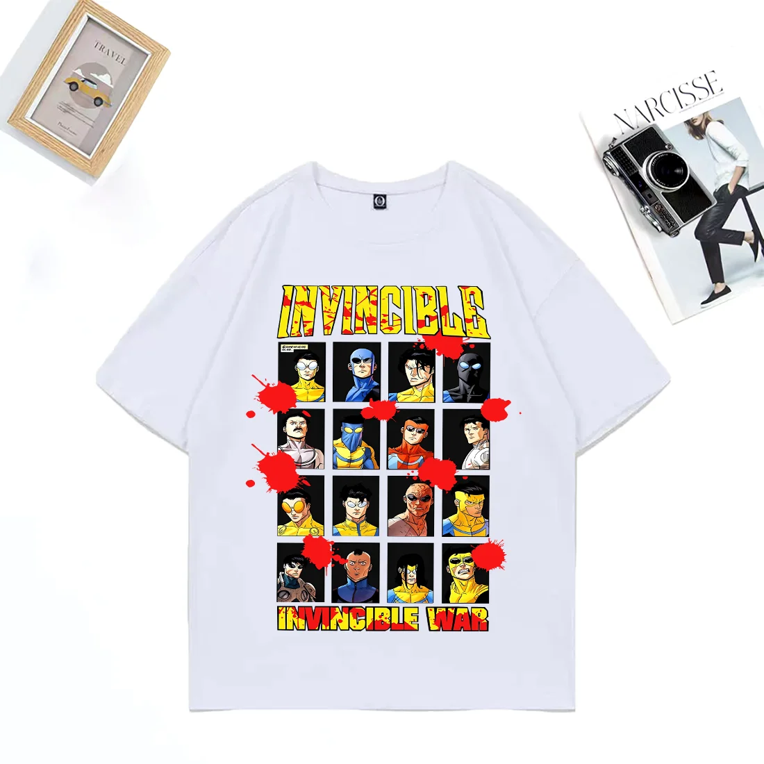

Invincible Variants Essential Cool T-shirt Men women's Anime Hip Hop streetwear harajuku Tee shirt Cotton short sleeve t shirts