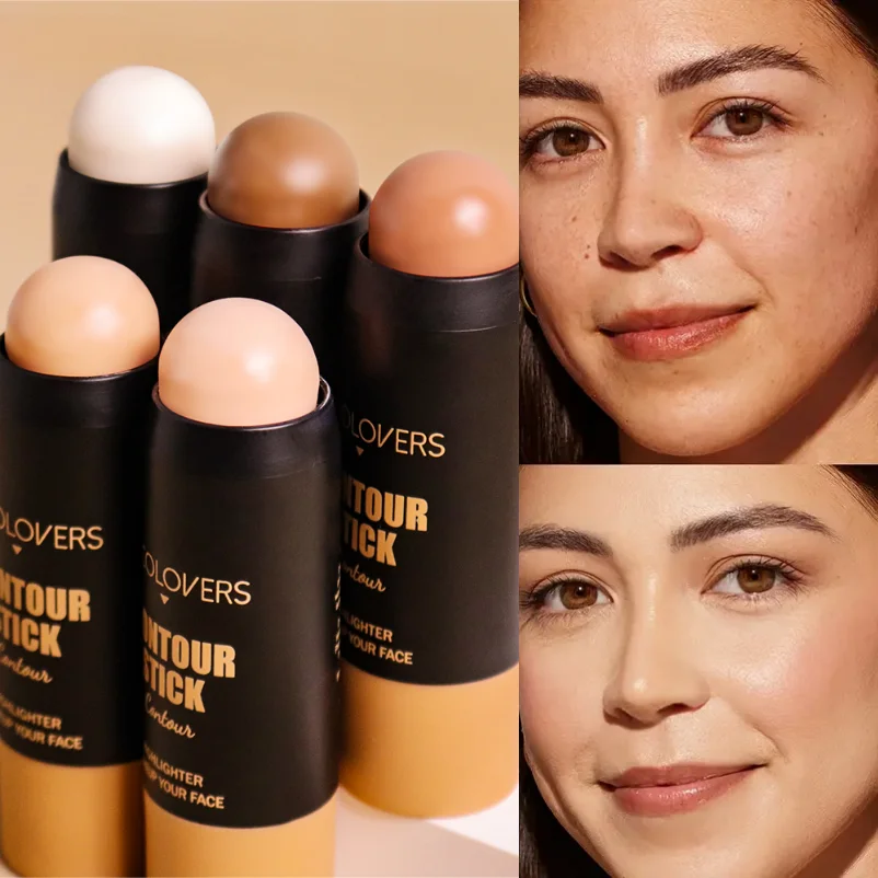 1 pezzo di consistenza morbida, opaca naturale, copre le imperfezioni, finisce il viso, contorno stick