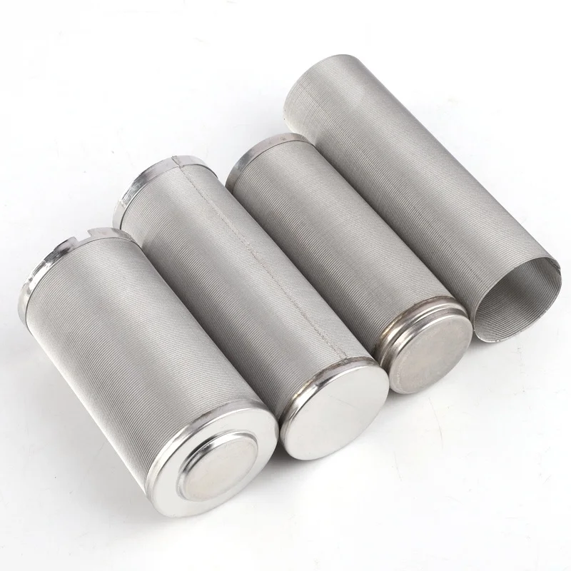 2pcs Customizable Stainless Steel 304 Mesh Filter Aquarium Irrgation Sprayer Water Pump Strainer Prefilter Spare Filter Element