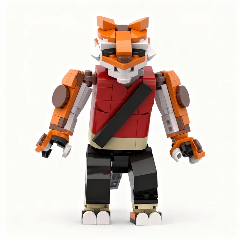 Art Craft Building - 204 pezzi MOC Master Tigress Freestyle