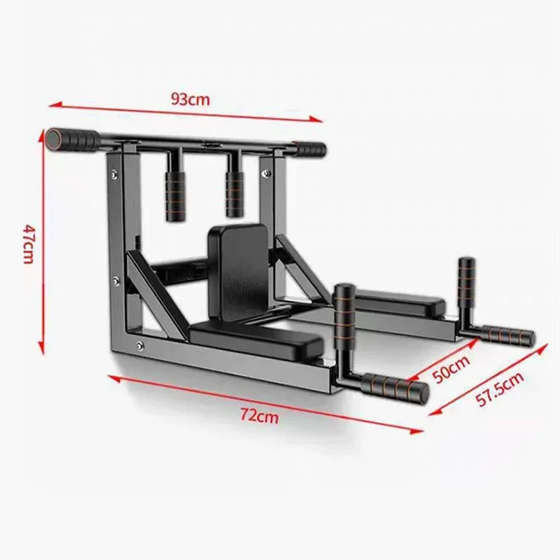 Home Gym Pull-ups Bar Horizontal Bar Wall Pull-ups Bar Wall Indoor Fitness Equipment Boxing Power Rope Sling Training SJ